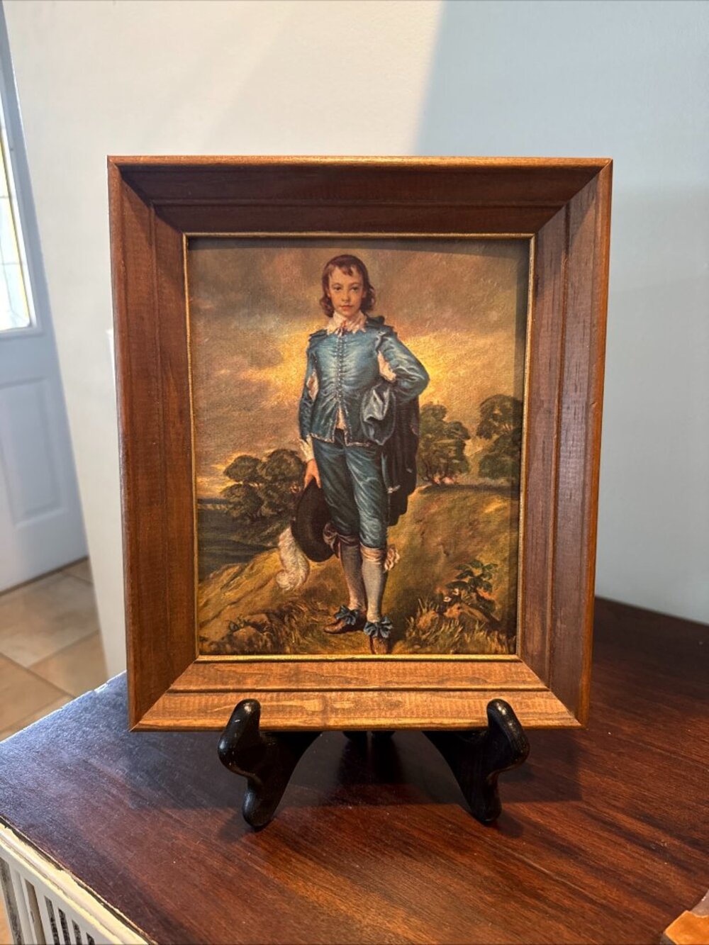 Framed Blue Boy Gainsborough print